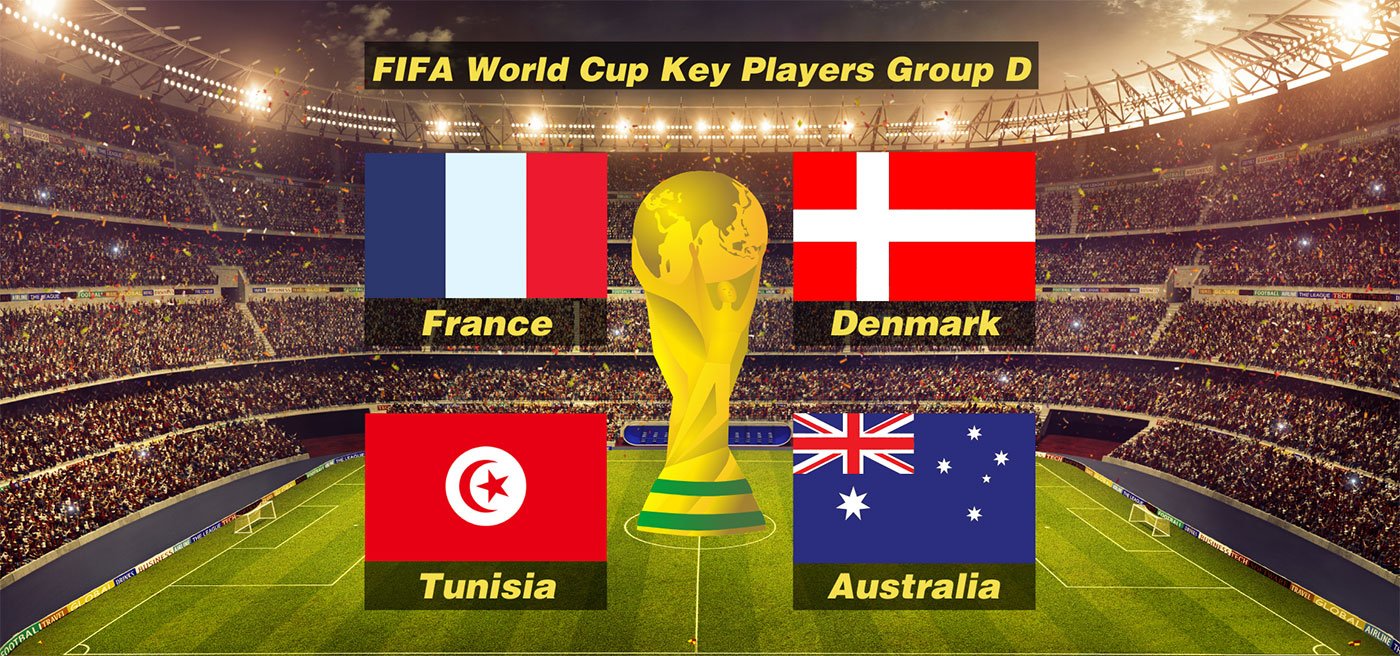2022 FIFA World Cup Group D: Best players