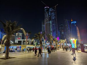 Doha near the waterfront