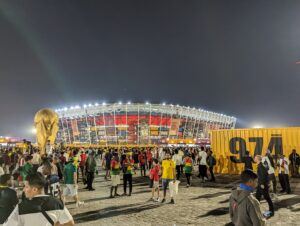Stadium 974 in Qatar during the FIFA World Cup
