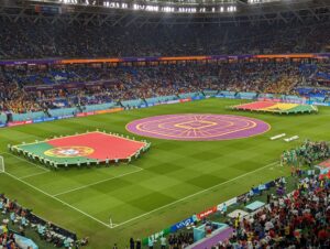 Portugal vs Ghana at the FIFA World Cup at Stadium 974 in Doha Qatar