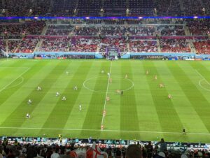 English and Welsh players take a knee before kicking off their match