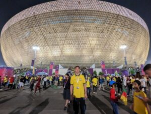 Lusail Iconic Stadium at the FIFA World Cup in Qatar